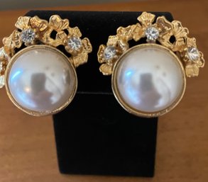 Beautiful Costume Clip On Earrings