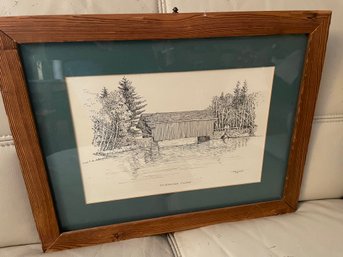 Framed Sturbridge Village Print