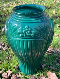 Large Green Vase In Original Box