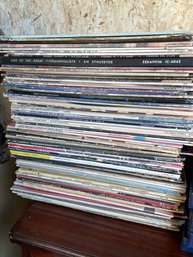 Large Lot Of Vinyl Records