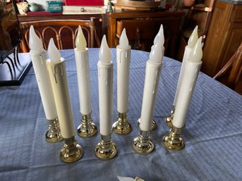 Battery Operated Christmas Candle Lot