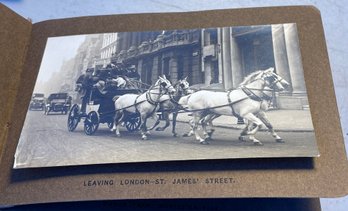 Venture London-Brighton 1914 B/W Photo Book Of Horses And More