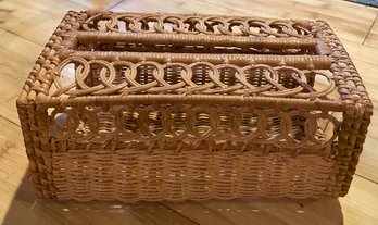 Wicker Tissue Box