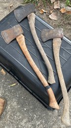 Trio Of Early Axes Marked