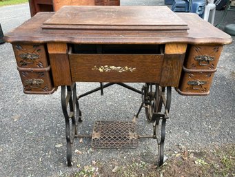 Antique New Queen Sewing Machine