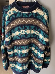 A Heavy Woven Rey Wear Wool Mens Or Womens Sweater