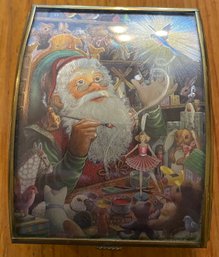 Santa In Toyland Musical Trinket Box