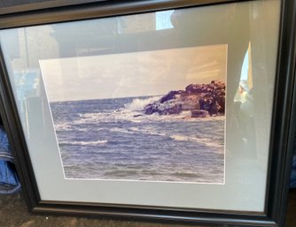 Framed Ocean Picture