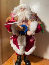 Beautifully Made Holiday Elegance Stand Up Santa