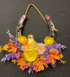 Floral Decorated Horseshoe