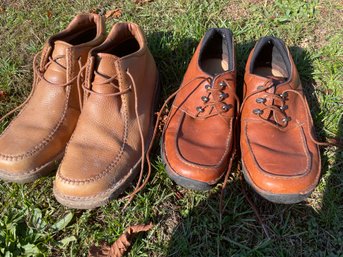 Two Pairs Of Mens ROCKPORT Leather Shoes Lot#2