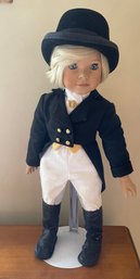 English Equestrian Porcelain Doll