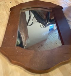 Wooden Wall Mirror