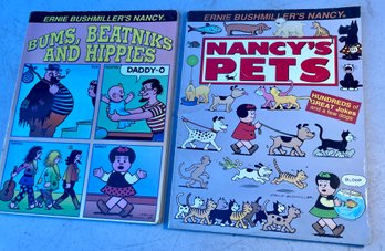 Two Ernie Bushmillers Nancy Joke Books