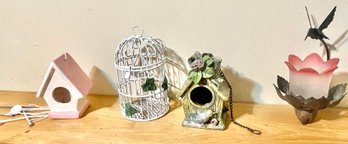 Lot Of Mini Birdhouse Decor