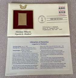 US Postal Commemorative Society Libraries Of America