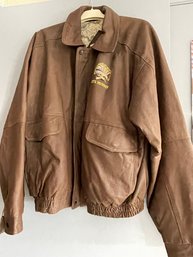 A Burks Bay Mens Genuine Leather Jacket North American Hunting Club