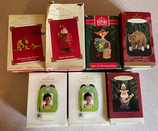 Lot Of Seven Vintage Hallmark Keepsake Ornaments