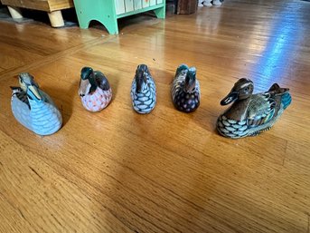 Five Painted Ducks