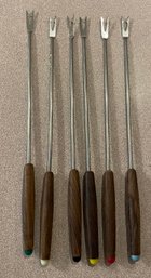 Lot Of Six Fondue Forks