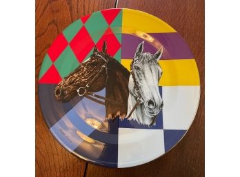 Ralph Lauren Wedgewood China Collectors Plate, Jockey Silk