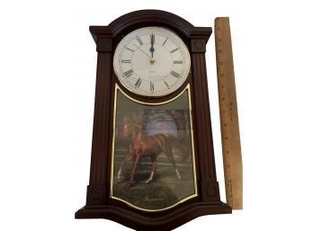 The Secretariat Wall Clock By Danbury Mint