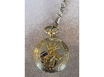 Vintage Deer Pocketwatch