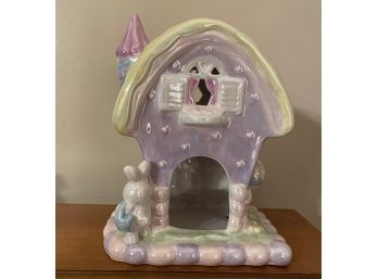 Ceramic Easter Votive  Candle House