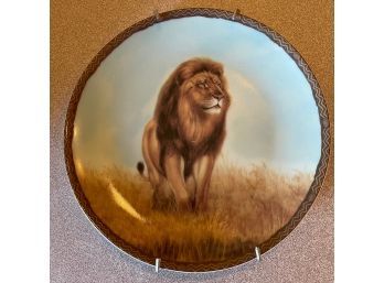 Lion Collectors Plate