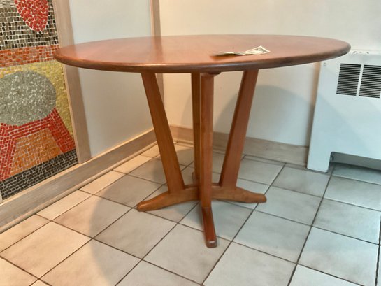 Original Stephen Swift Solid Cherry Round Breakfast Table (signed)
