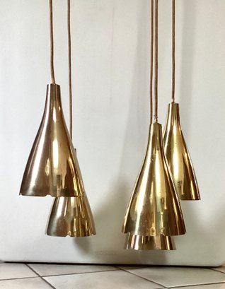 1960 Vintage Paavo Tynell For Taito Finland Hanging Fixture