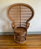 Original Mid Century Emannuelle Style Peacock Chair