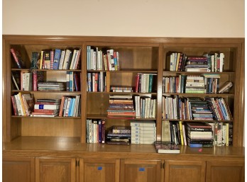 Large Book Lot, Mostly Cookbooks, Fiction, History, Knitting