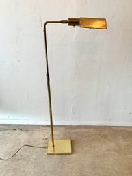 Koch & Lowey Mid Century Brass Articulating Floor Lamp