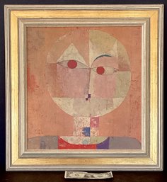 Paul Klee Senico Art Print With Wooden Frame From The Expressionism Movement
