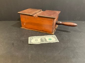 Antique Walnut Ballot Box Circa 1870-1880