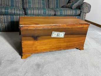 Refinished Cherry Blanket Chest/coffee Table