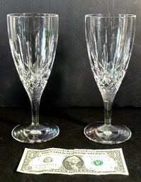 2 Waterford Crystal  Lismore Iced Beverage Glasses