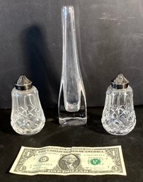 3 Vintage Waterford & Orrefors Crystal Pieces