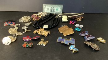 Vintage Costume Jewelry Lot #2: 42 Piece Group