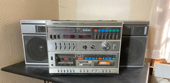 York Double Cassette Recorder/ Player No  Digital Graphic