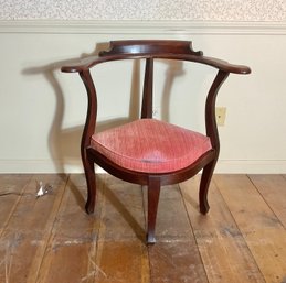 Vintage Mahogany Corner Chair