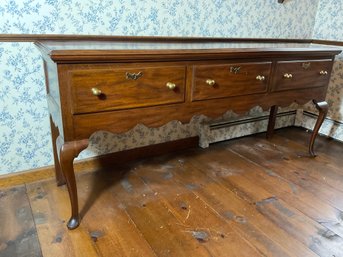 Henkel Harris Cherry Wood Queen Anne Sideboard