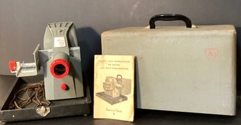 Vintage American Optical AO 300 Projector With Carrying Case