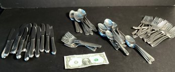 Lot Of Mid Century Modern  Stainless Steel Flatware From Walco Manufacturing  Co.