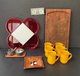 Mid Century Accessories Lot Danish Mid Century