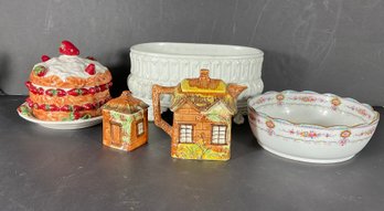 Lot Of Hand Painted Porcelain