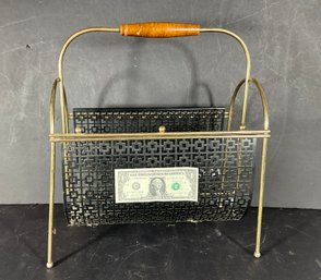 Arthur Umanoff Inspired Mid Century Magazine Rack