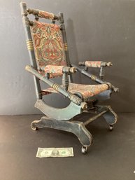 Child  Size Antique Platform Rocker