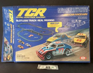 Vintage Total Control Race Track Set In Original Box (cars Not Included).